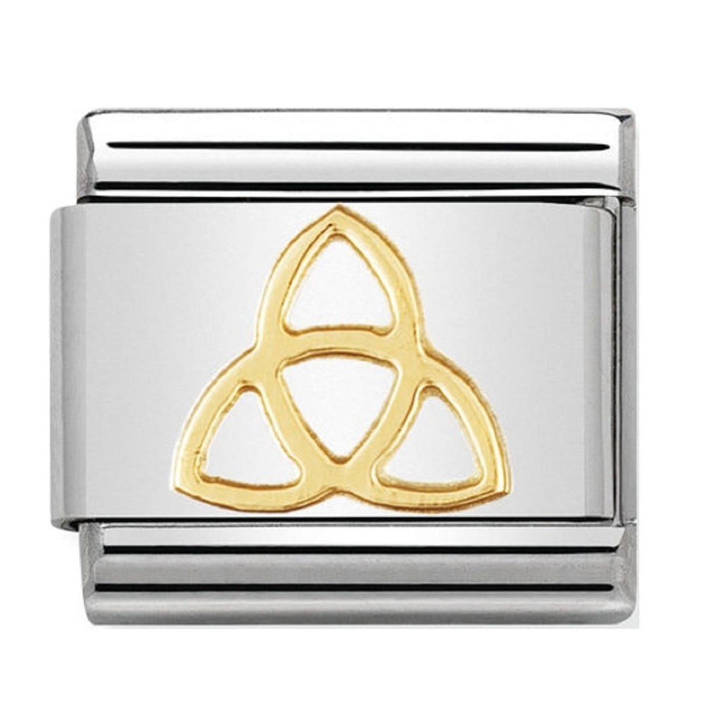 Nomination Charms 18ct Trinity Knot