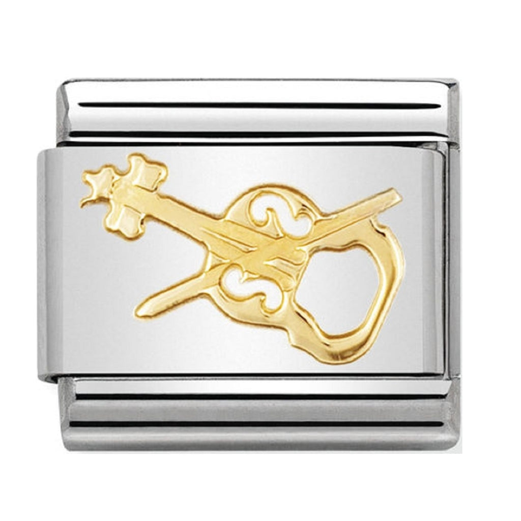 Nomination Charms 18ct Violin Classic Gold