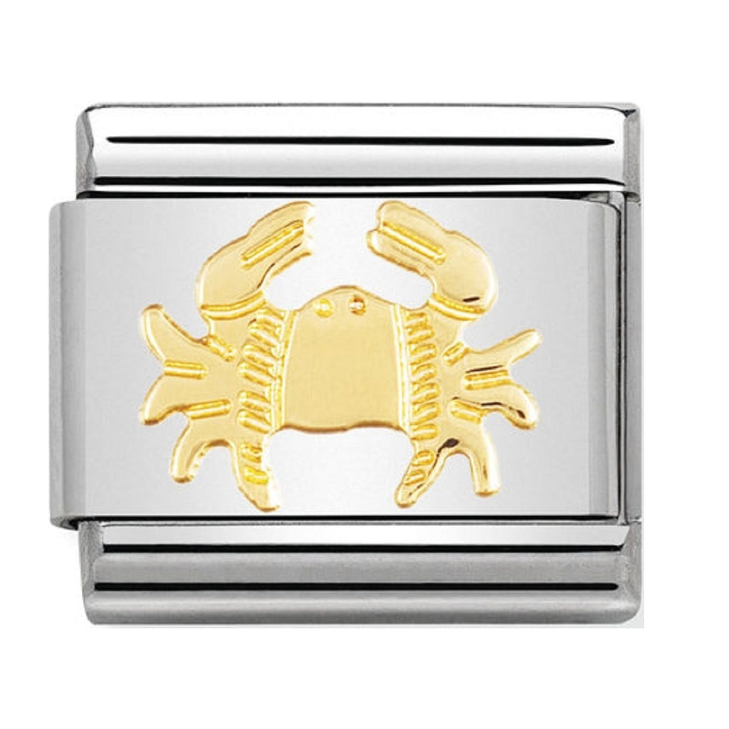 Nomination Charms 18ct Zodiac Cancer