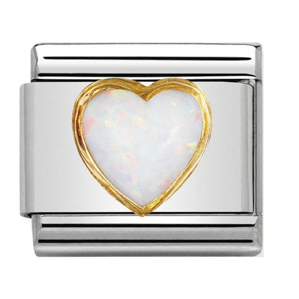 Nomination Charms Opal Heart 