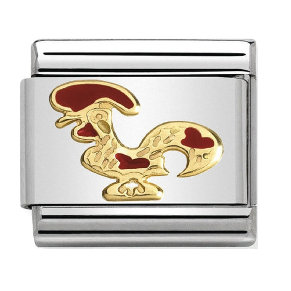 Nomination Charms 18ct and Enamel Galo Barcelo 