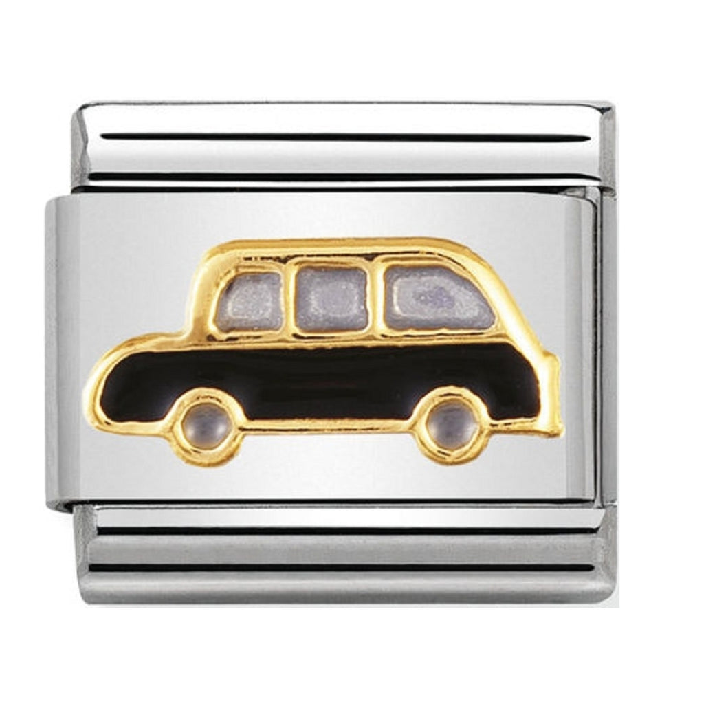 Nomination Charms 18ct and Enamel London Cab