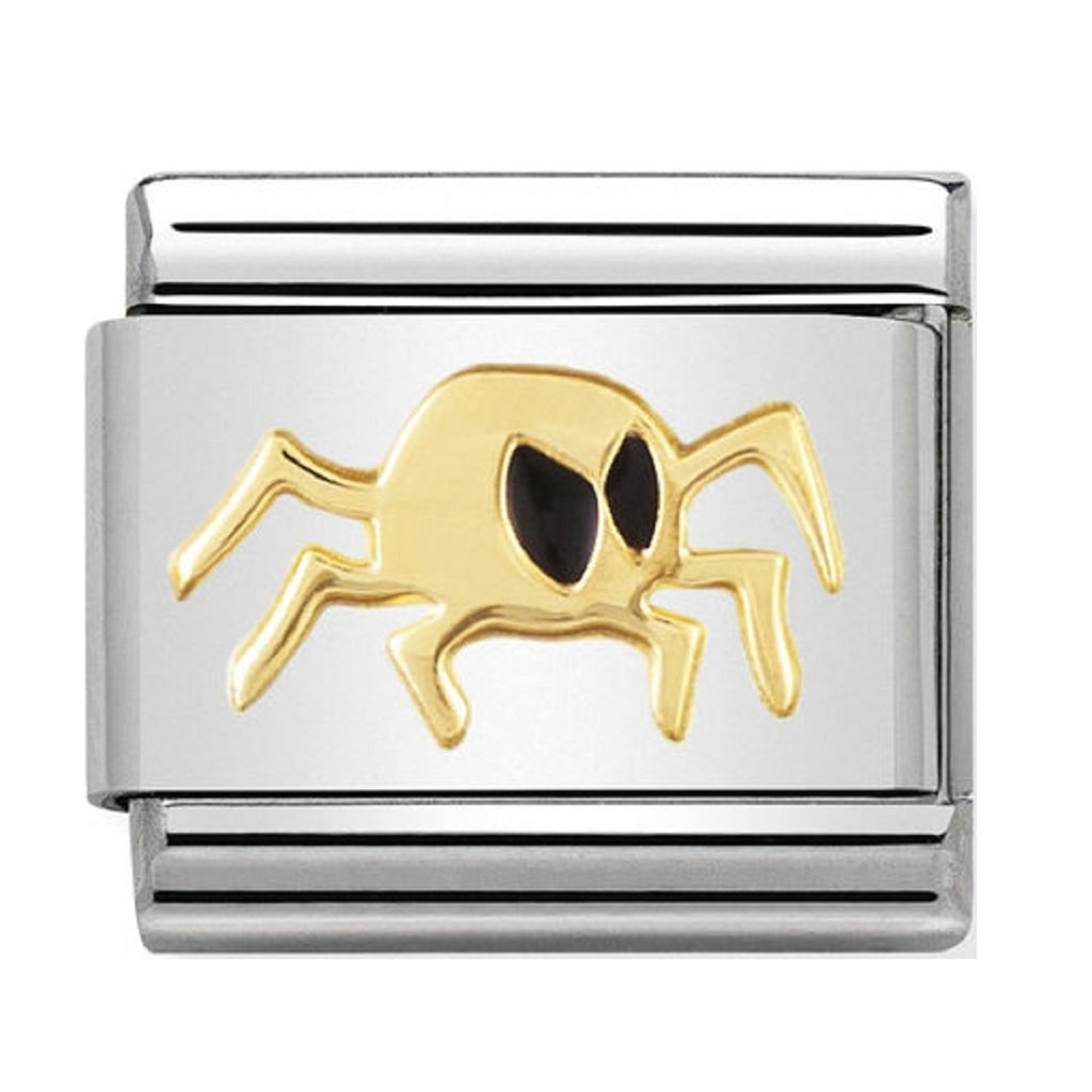 Nomination Charms 18ct and Enamel Spider