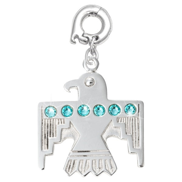 Nikki Lissoni In the Middle Of the Day dangle charm Silver Plated with Swarovski Soar Like an Eagle