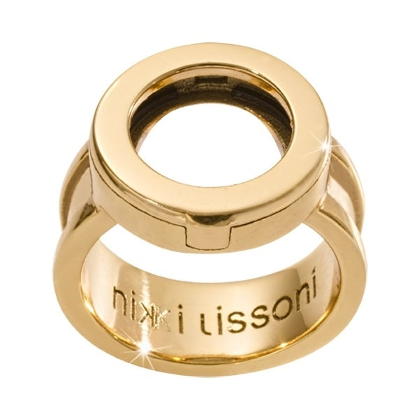 Nikki Lissoni Gold Plated Interchangeable Ring The Secret Garden