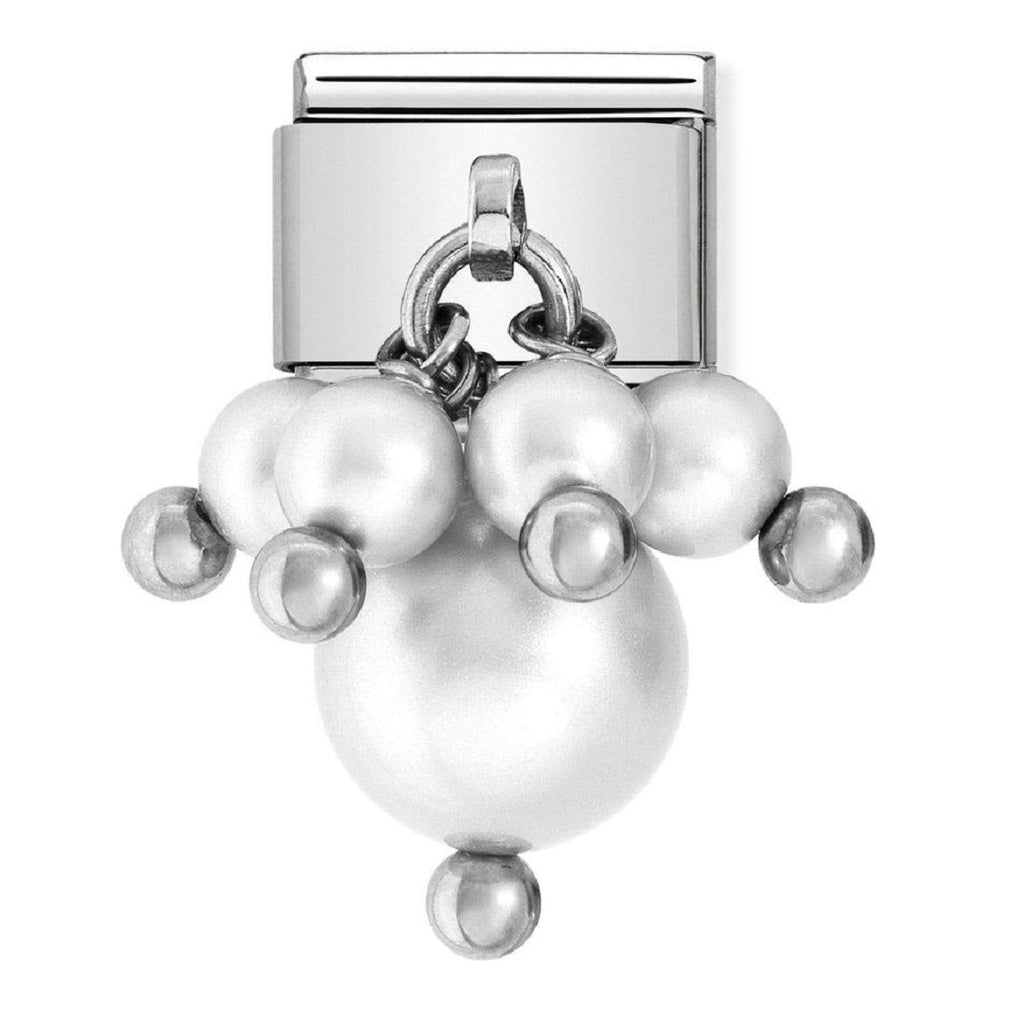 NOMINATION CHARMS White swarovski  pearl charm