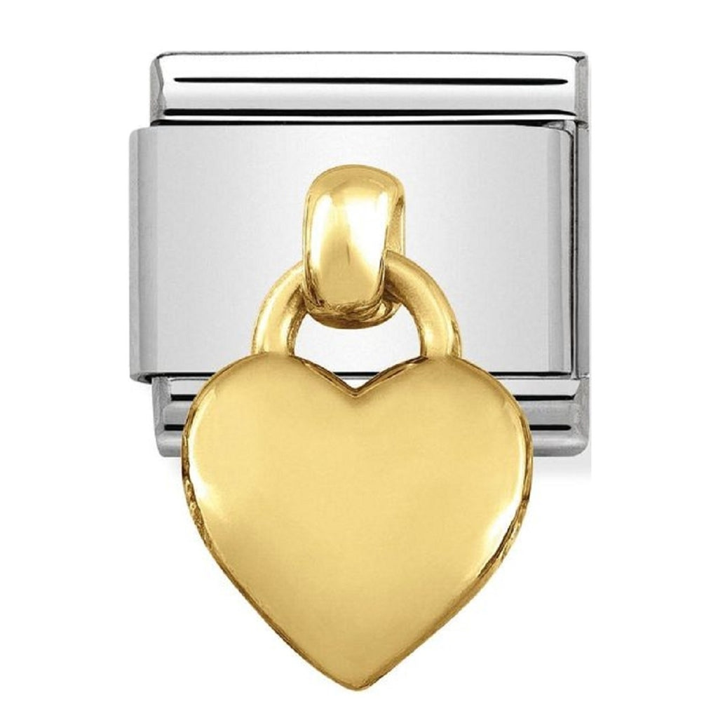 Nomination Charms 18ct Gold Heart Charm