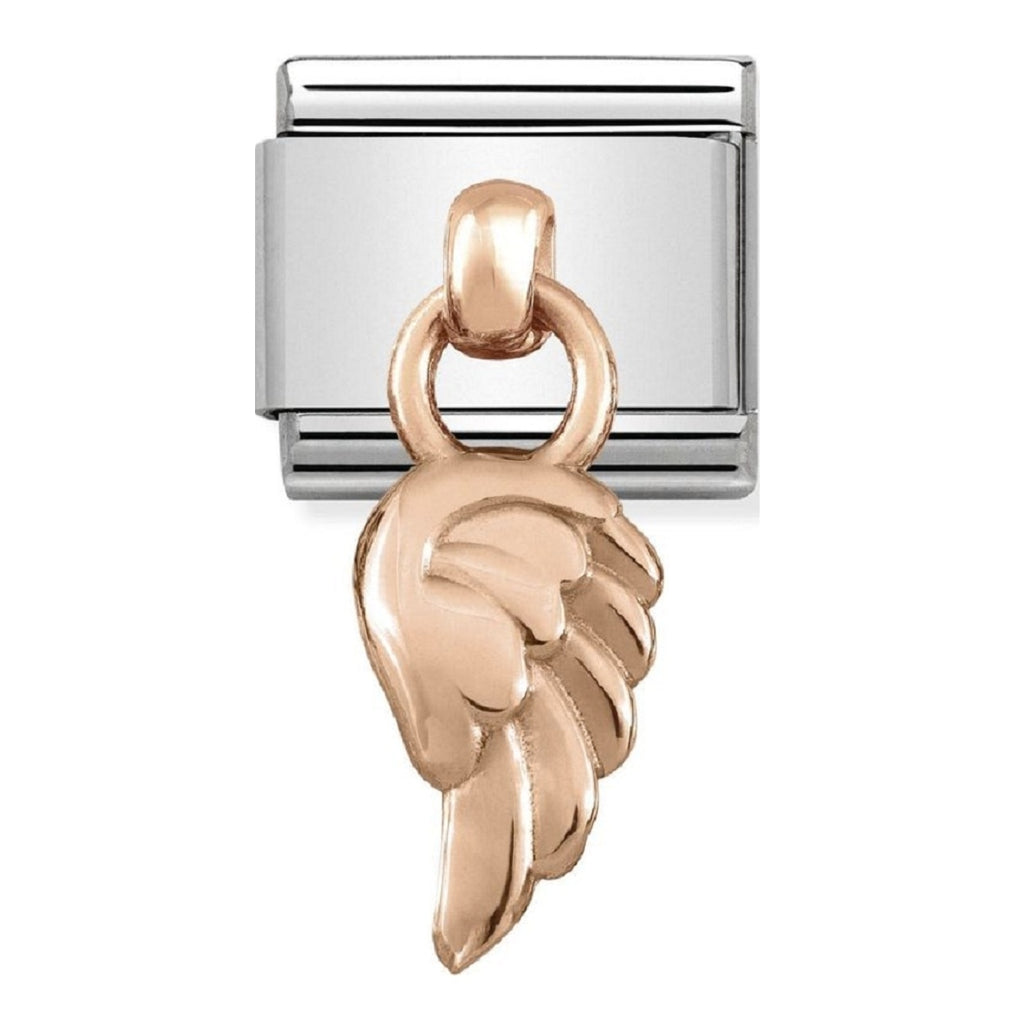 Nomination Charms Rose Gold Angel Wing Charm