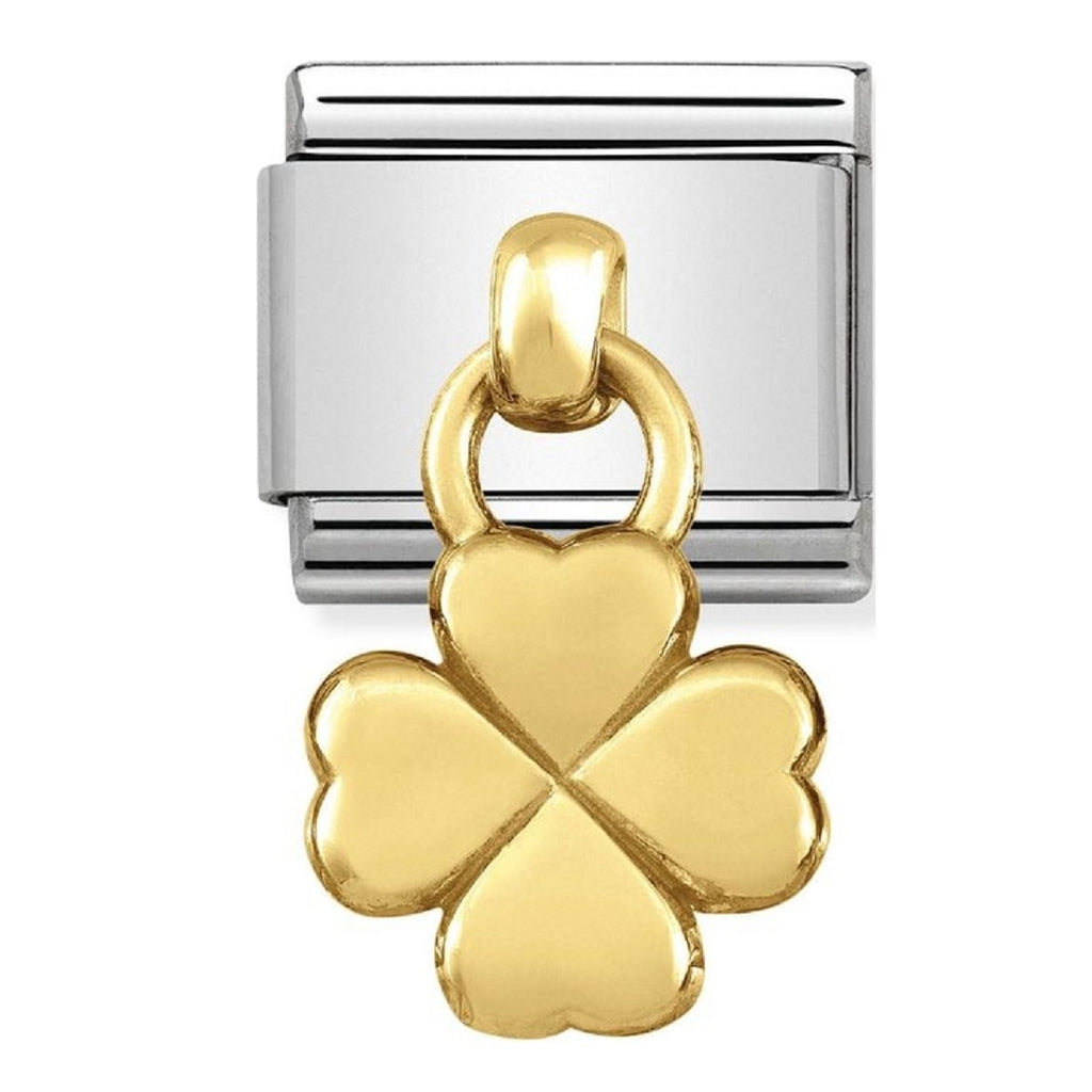 Nomination Charms 18ct Gold Clover Charm