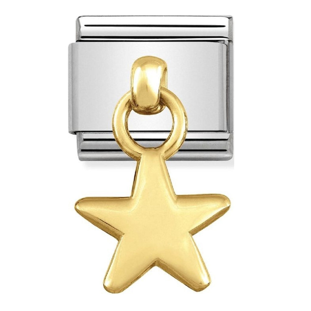 Nomination Charms 18ct Gold Star Charm