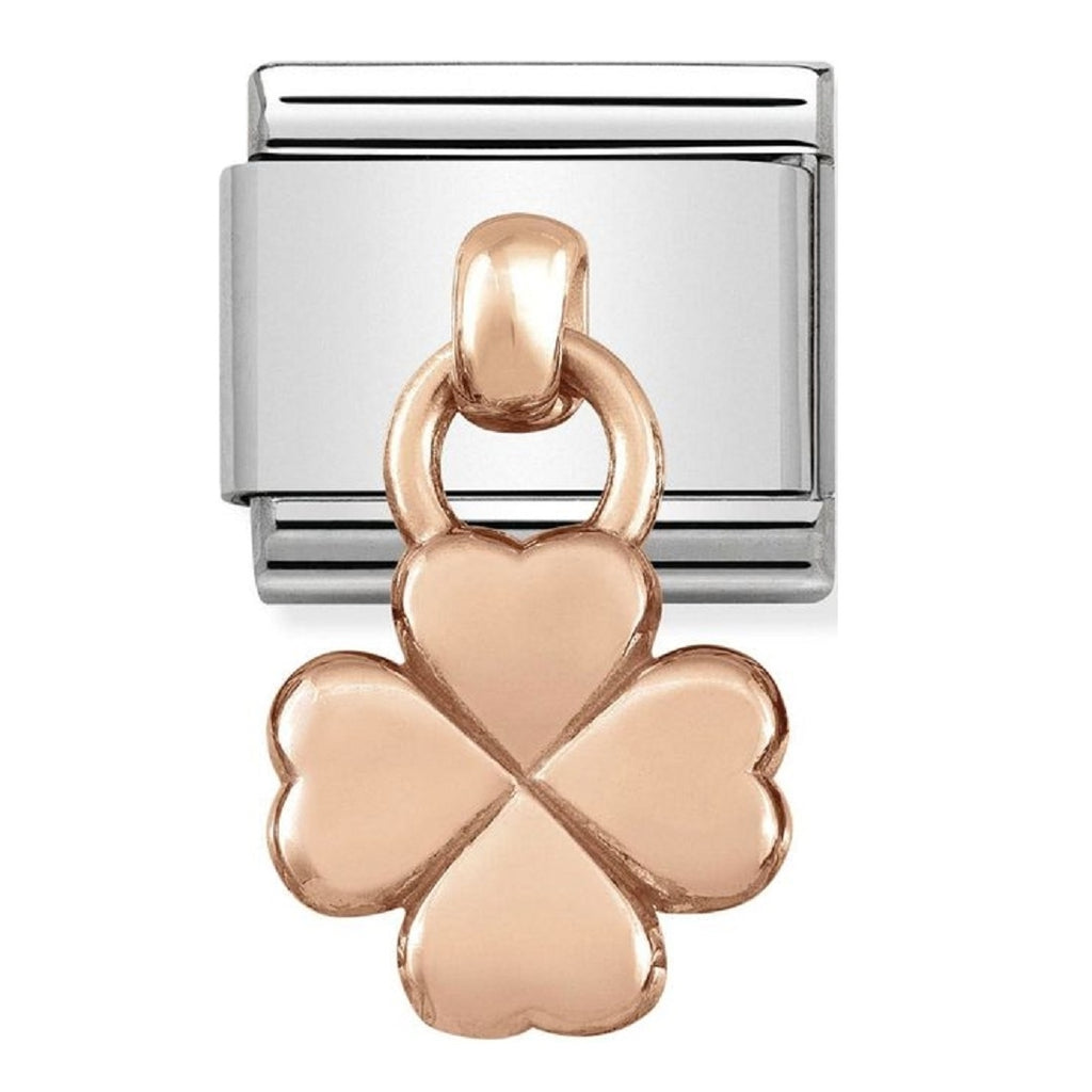 Nomination Charms Rose Gold Clover Charm