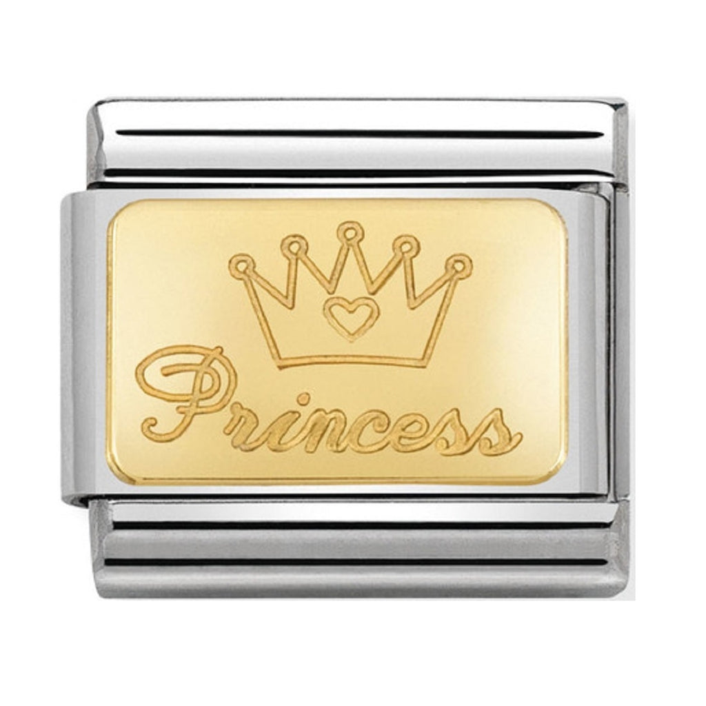Nomination Link 18ct Gold Princess