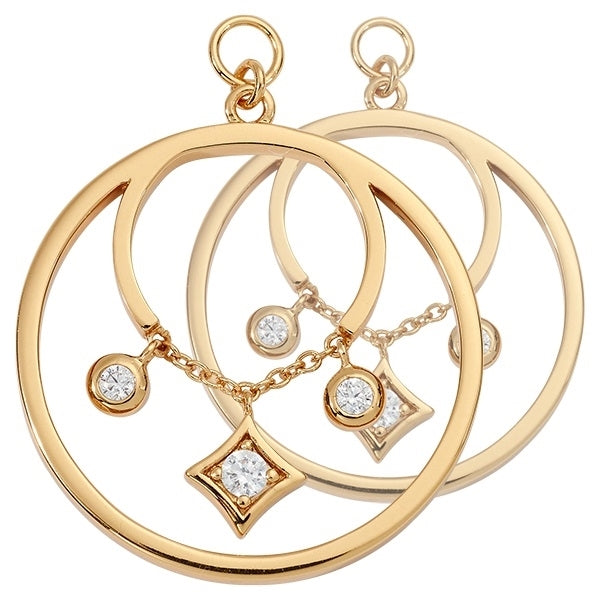 Nikki Lissoni Gold Plated Elegance Earring Coins