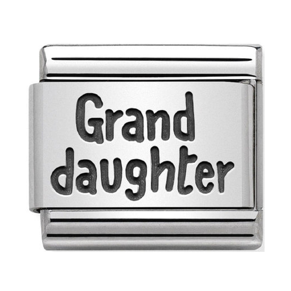 Nomination Link Silver Granddaughter engraved