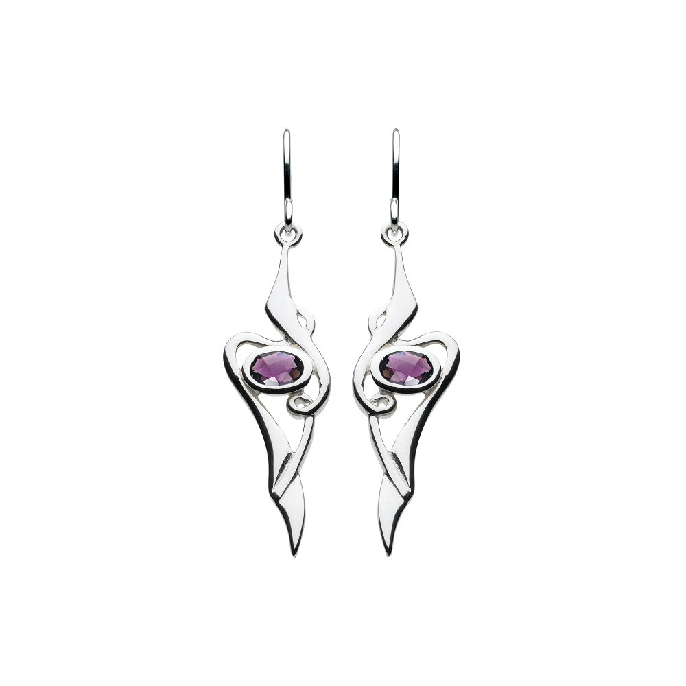 Heritage René Amethyst Drop Earrings