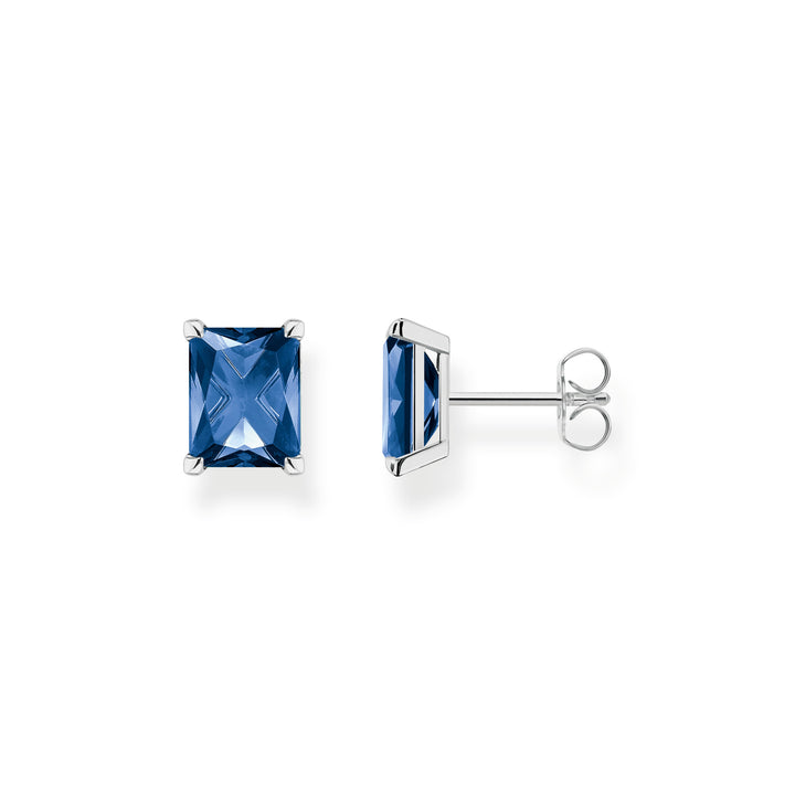 Thomas Sabo Ear Studs Blue Stone Silver