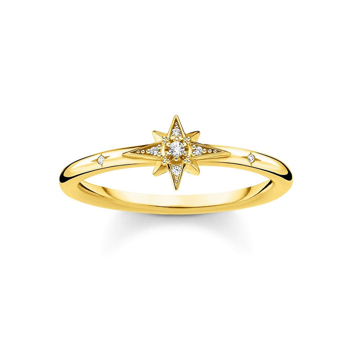 Thomas Sabo Ring Royalty Star Gold
