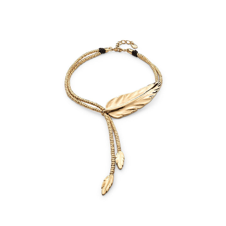 UNOde50 Feather Gold Plated Necklace